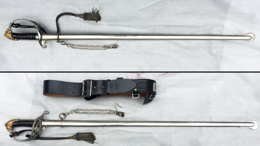 ABL Très Rare SABRE DE COMMISSAIRE Jules Fonson L III - ORIGINAL