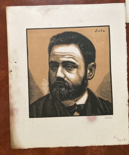 Achille Ouvré 10 gravures Baudelaire Ronsard Racine de Nerval Zola Chateaubriand Maupassant P Valéry J Romain A France 