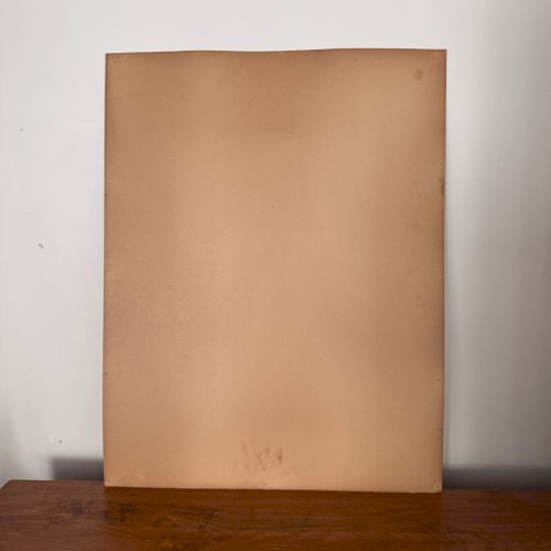 Acrylique sur papier joueur de flûte par Tran Long XXe A5757