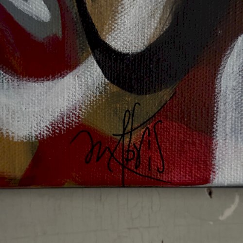 Acrylique sur toile par Mabris XXIe 2020 intitulée Manège Enchanté A5728