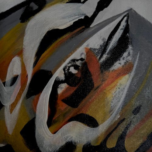 Acrylique sur toile par Mabris XXIe 2020 intitulée Nouvel'Ere A5731