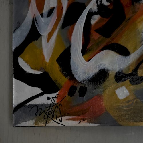 Acrylique sur toile par Mabris XXIe 2020 intitulée Nouvel'Ere A5731