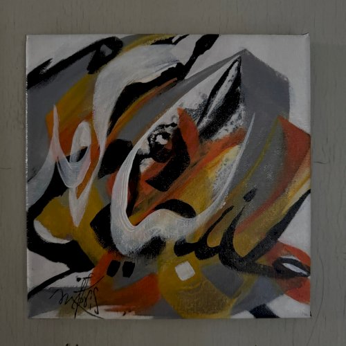 Acrylique sur toile par Mabris XXIe 2020 intitulée Nouvel'Ere A5731