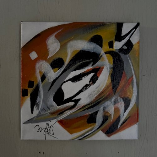 Acrylique sur toile par Mabris XXIe 2020 intitulée Sérénité A5730