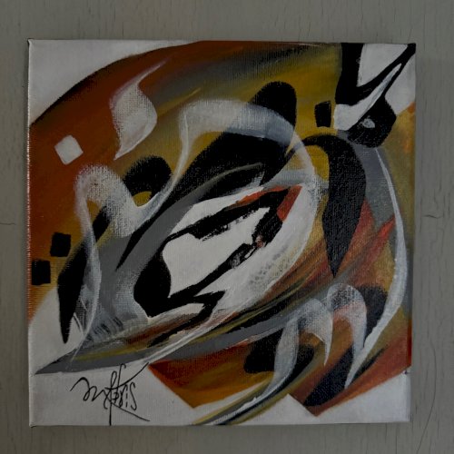 Acrylique sur toile par Mabris XXIe 2020 intitulée Sérénité A5730