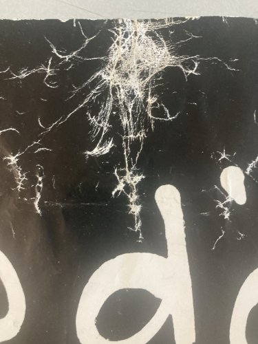 Affiche  avec Dessin Ben Vautier 1998 Signée Original A La Main Peinture