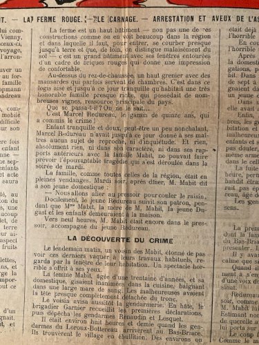 Affiche Crime Troppmann Assassin Sang Horreur Ferran Massacre Journal