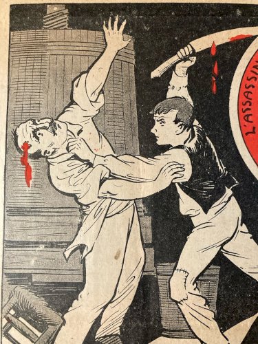 Affiche Crime Troppmann Assassin Sang Horreur Ferran Massacre Journal