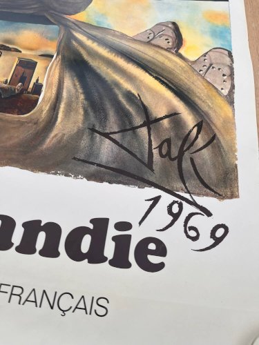 Affiche de chemin de fer Normandie