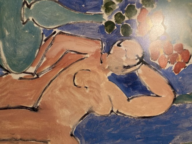 Affiche Exposition Henry Matisse Originale 1987 Poisson Rouge New York Art