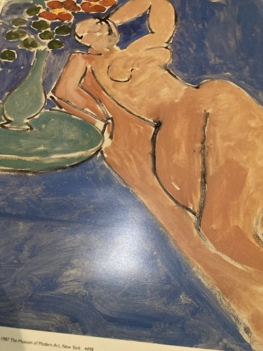 Affiche Exposition Henry Matisse Originale 1987 Poisson Rouge New York Art