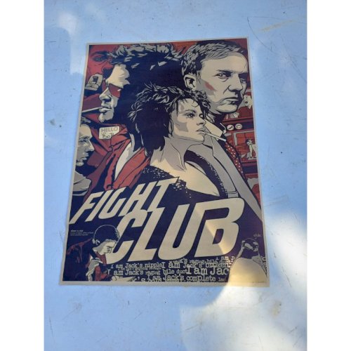 Affiche  Figth Club  de Joshua Budich