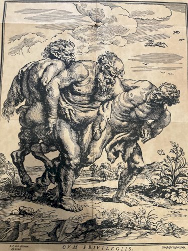 Affiche  Lithographie 1930 Art Flamant Gravure Centenaire Indépendance Belge