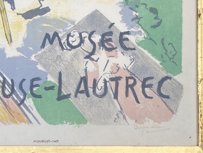 Affiche Mourlot Imp : Albi Musée Toulouse Lautrec