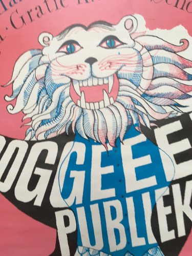 Affiche Musée Theatre Cirque Amsterdam De Nicolaas Wijnberg 1978