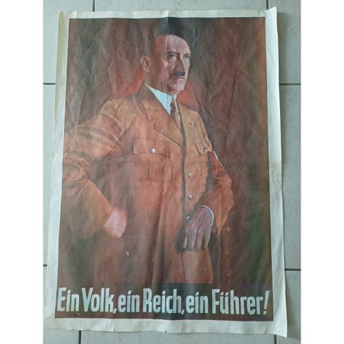 Affiche Originale Propagande Allemande 39/45