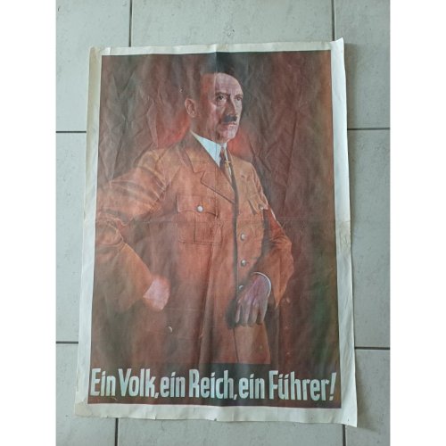 Affiche Originale Propagande Allemande 39/45