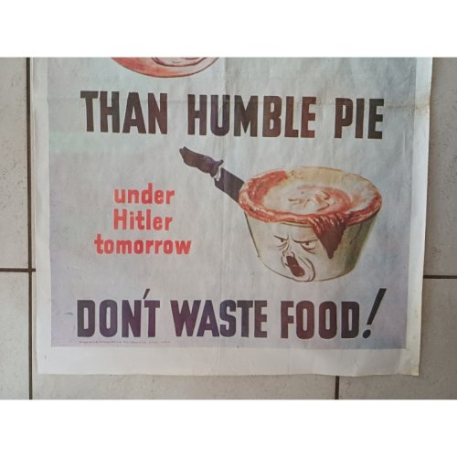 Affiche Originale Propagande Anglaise 39/45