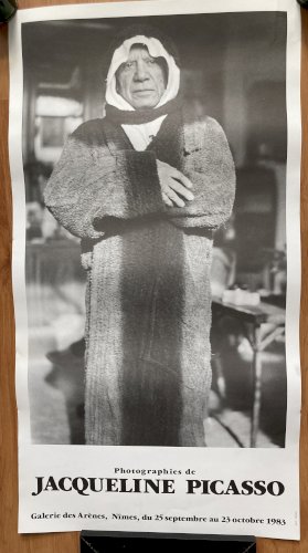 Affiche - Photographies de Jacqueline Picasso - Galerie des Arènes - Nimes 1983