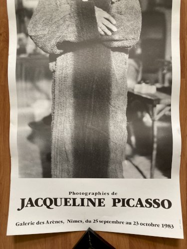 Affiche - Photographies de Jacqueline Picasso - Galerie des Arènes - Nimes 1983