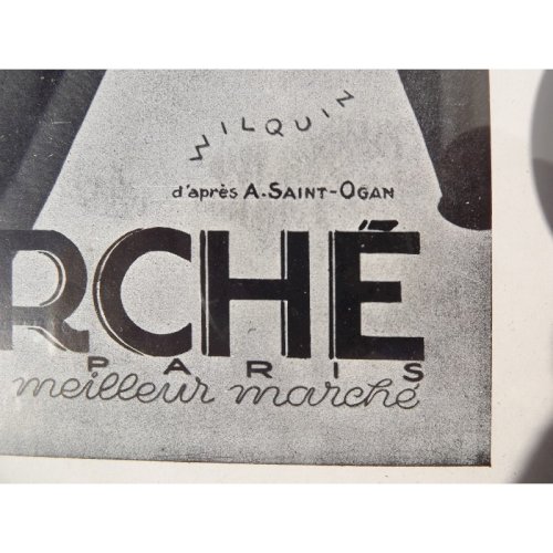 Affiche Pub «Au Bon Marché» 1929 par Wilquin