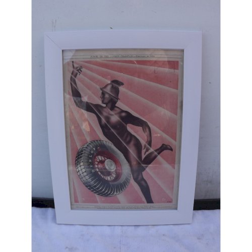 Affiche Pub DUNLOP 1934