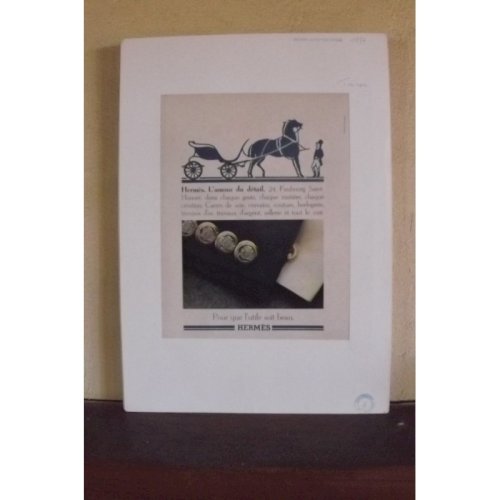 Affiche Pub Hérmès 1977