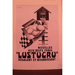 Affiche Pub LUSTUCRU 1928 dAprés R.de Valèrio
