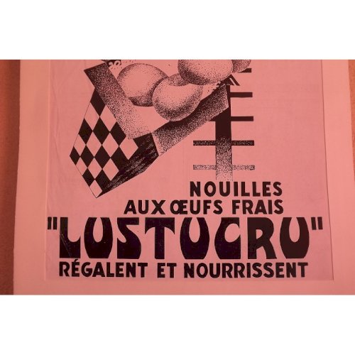 Affiche Pub LUSTUCRU 1928 dAprés R.de Valèrio