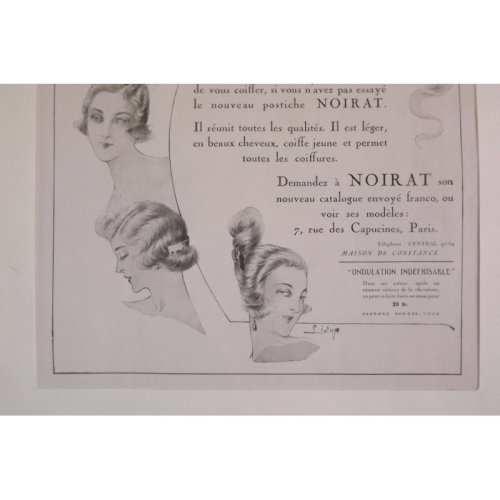 Affiche Pub NOIRAT 1921 signée LISY
