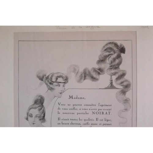 Affiche Pub NOIRAT 1921 signée LISY