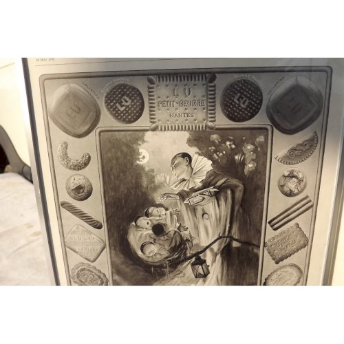 Affiche Pub Papier Lefevre Utile 1928 par Crepier