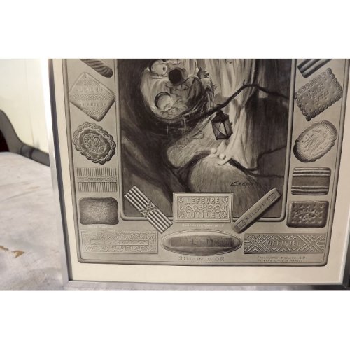 Affiche Pub Papier Lefevre Utile 1928 par Crepier