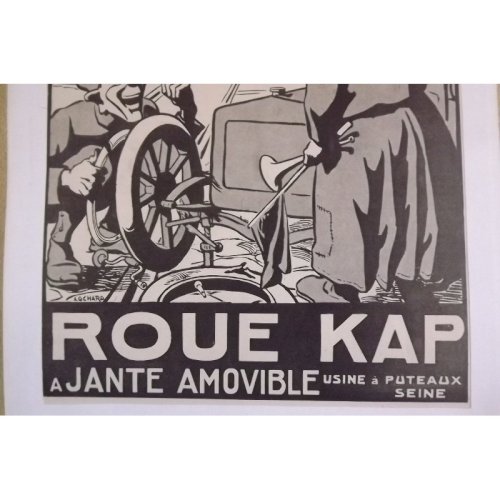 Affiche Pub Roue KAP 1912 Par Lochard