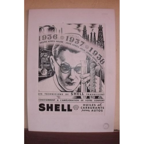 Affiche Pub SHELL 1937
