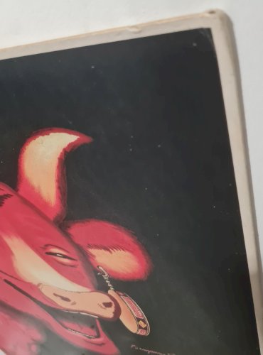 Affiche publicitaire cartonnée "La Vache qui Rit", Benjamin Rabier - Éditions Clouet 1995