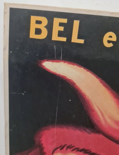Affiche publicitaire cartonnée "La Vache qui Rit", Benjamin Rabier - Éditions Clouet 1995