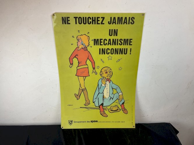AFFICHE PUBLICITAIRE humoristique