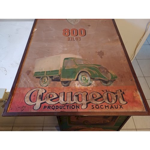 Affiche Publicité Ancienne de : Peugeot