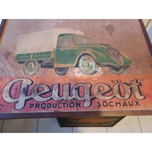 Affiche Publicité Ancienne de : Peugeot