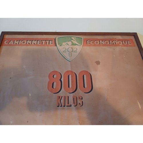 Affiche Publicité Ancienne de : Peugeot