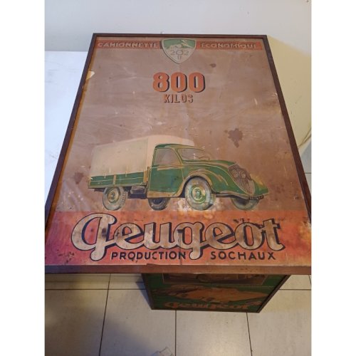 Affiche Publicité Ancienne de : Peugeot