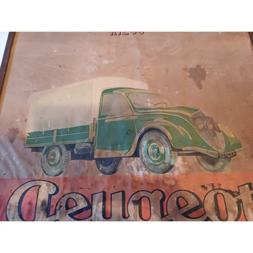 Affiche Publicité Ancienne de : Peugeot