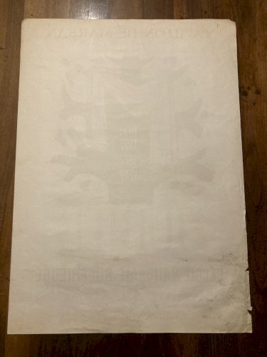 Affiche Sérigraphie Arts Decoratifs original 1951 Jubilé Marsan