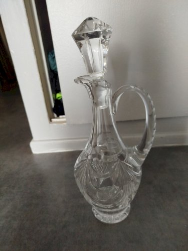 Aiguière en cristal 