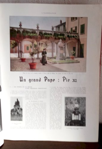 Album ancien 1939 – Sa Sainteté Pie XI – hors-série L’Illustration – livre religieux catholique vintage collection
