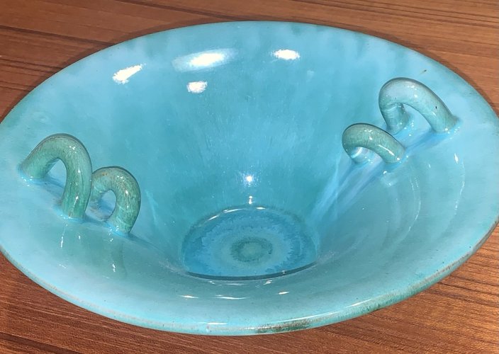 Alexandre Gempfenstein à Wimmel Belgique céramique coupe art déco 1930's