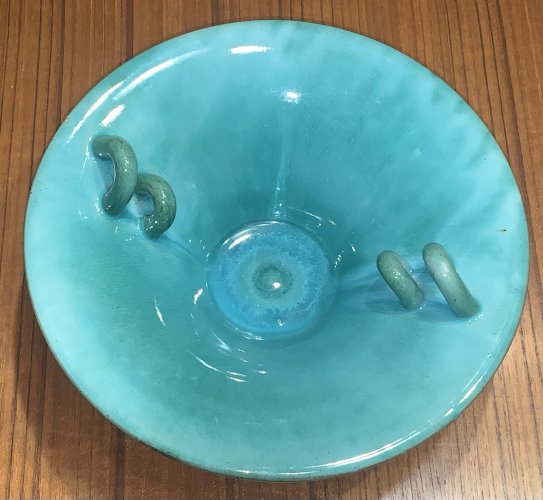 Alexandre Gempfenstein céramiste belge coupe à passants art déco 1930's