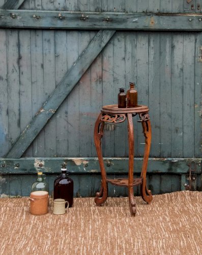 Alfred, le guéridon en bois et marbre N°46