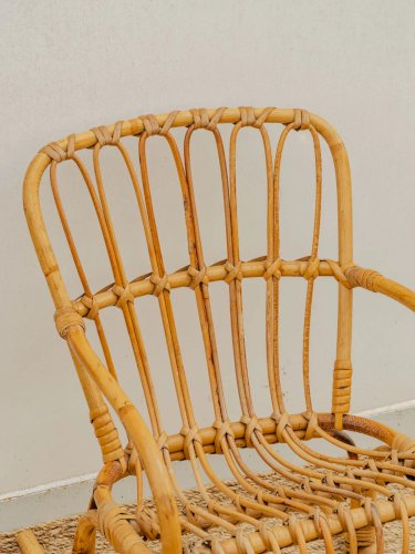 Alibert, le mini rocking-chair en rotin N°55